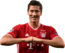 Robert Lewandowski football render