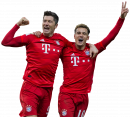 Robert Lewandowski & Philippe Coutinho football render