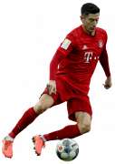 Robert Lewandowski football render