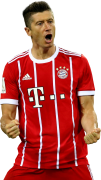 Robert Lewandowski football render