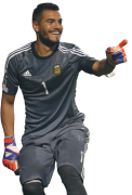 Sergio Romero football render