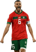 Romain Saïss football render