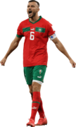 Romain Saiss football render