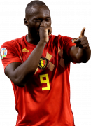 Romelu Lukaku football render