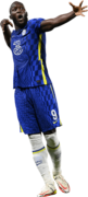 Romelu Lukaku football render