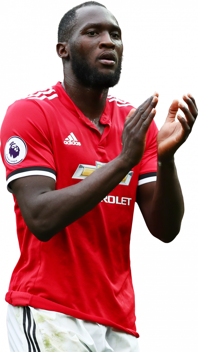 Romelu Lukaku Manchester United football render - FootyRenders