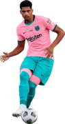 Ronald Araújo football render