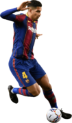 Ronald Araújo football render