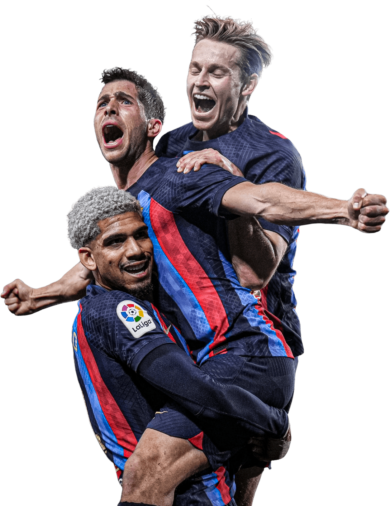 Ronald Araujo, Sergi Roberto & Frenkie De Jong