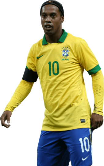 Ronaldinho Brazil football render - FootyRenders