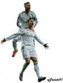 Ronaldo & Ramos football render