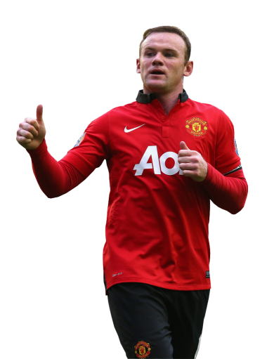 Wayne Rooney Manchester United football render - FootyRenders