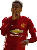 Jesse Lingard football render