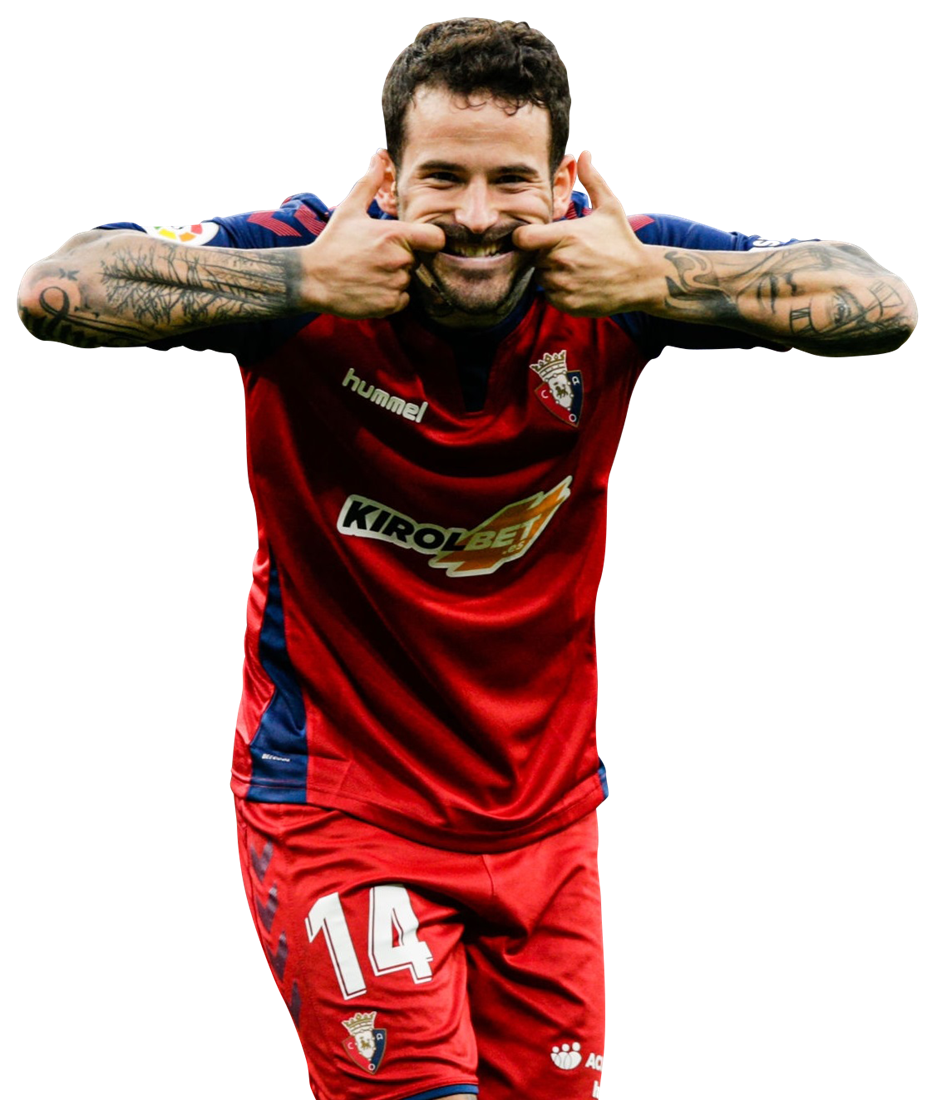 Ruben Garcia Osasuna football render FootyRenders
