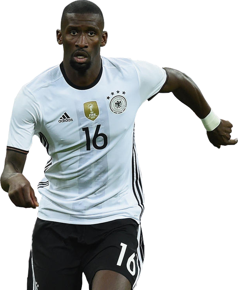 Antonio Rüdiger football render - 26160 - FootyRenders