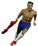 Alexis Sanchez football render