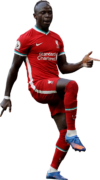 Sadio Mane football render