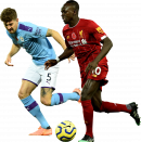 Sadio Mane & John Stones football render