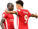 Sadio Mané & Roberto Firmino football render