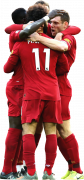 Sadio Mané, Mohamed Salah, James Milner & Jordan Henderson football render