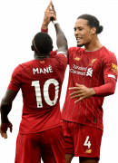 Sadio Mané & Virgil van Dijk football render