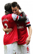 Bacary Sagna & Laurent Koscielny football render