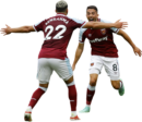 Said Benrahma & Pablo Fornals football render