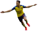 Alexis Sanchez football render