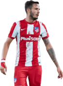 Saul Niguez football render