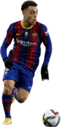 Sergiño Dest football render