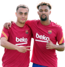 Sergiño Dest & Konrad De la Fuente football render