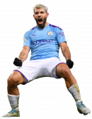 Sergio Aguero football render