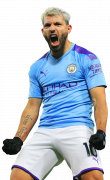 Sergio Aguero football render