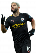 Sergio Aguero football render