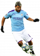 Sergio Aguero football render