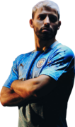 Sergio Agüero football render