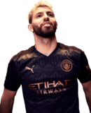 Sergio Aguero football render