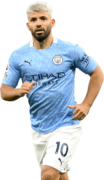 Sergio Agüero football render