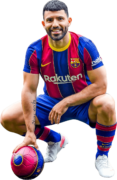 Sergio Agüero football render