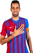 Sergio Busquets football render