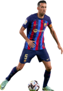 Sergio Busquets football render