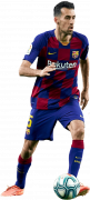 Sergio Busquets football render