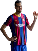 Sergio Busquets football render