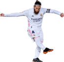 Sergio Ramos football render