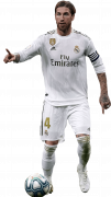 Sergio Ramos football render