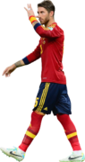 Sergio Ramos football render