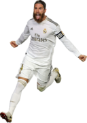 Sergio Ramos football render