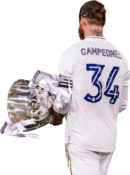 Sergio Ramos football render