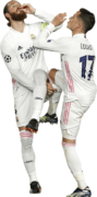 Sergio Ramos & Lucas Vazquez football render