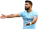 Sergio Aguero football render